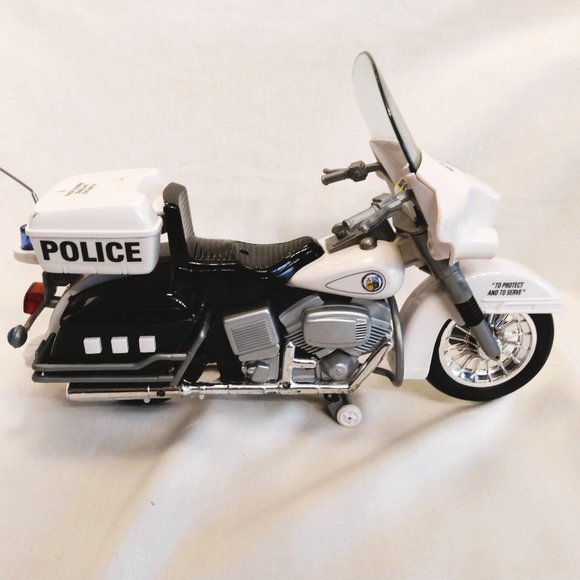 Vintage Funrise-1992 Metro Police Motorcycle 208-Real Voice, Sounds & Lights - Picture 1 of 15